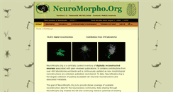Desktop Screenshot of neuromorpho.org